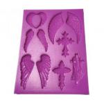 Foremka do wyciskania z masy cukrowej skrzyd�a i krzy�e - Sprinkl...