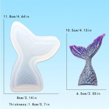 Foremka do wyciskania z masy cukrowej ogon syreny - Cake Shop