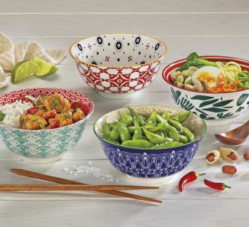 Miseczka porcelanowa li�cie (�rednica 15,5 cm, 0,5 l) - Amici - Cilio