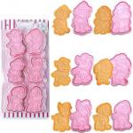 Foremki do wycinania ciasteczek ze stemplem zestaw, Psi Patrol (6...