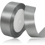 Wst��ka dekoracyjna satynowa srebrna (szeroko��: 2 cm, d�ugo��: 2...