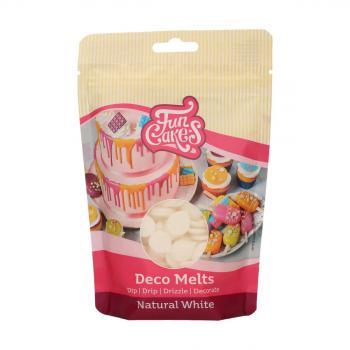 Pastylki czekoladowe naturalna biel Deco Melts (250 g) - FunCakes