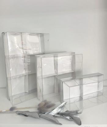 Pude�ko do monoporcji, deser  (4 gniazda), srebrne  - Podk�ady Cukiernicze Julita