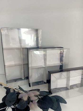 Pude�ko do monoporcji, deser  (6 gniazd), czarny  - Podk�ady Cukiernicze Julita