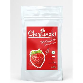 Truskawka liofilizowana, eleniuszki 15 g - Elena