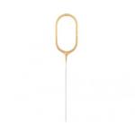 �wieczka na tort „0” zimne ognie, z�ota  - Godan