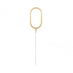 �wieczka na tort „0” zimne ognie, z�ota  - ...