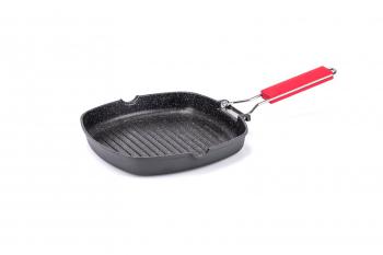 Patelnia grillowa ze skadan rczk (24 x 24 cm) - Pro Grill - Moneta