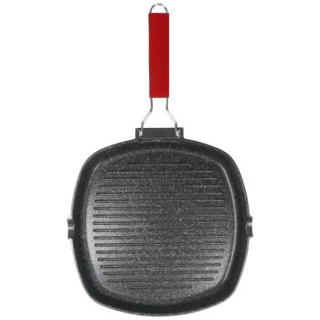 Patelnia grillowa ze skadan rczk (24 x 24 cm) - Pro Grill - Moneta