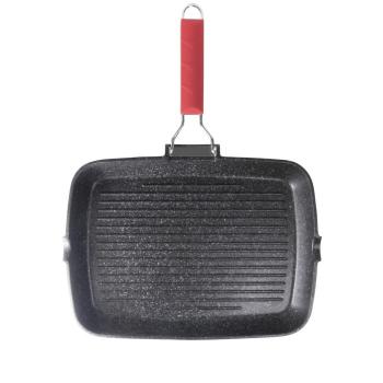 Patelnia grillowa ze skadan rczk (34 x 24 cm) - Pro Grill - Moneta