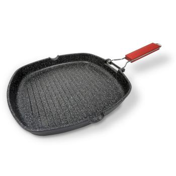 Patelnia grillowa ze skadan rczk (28 x 28 cm) - Pro Grill - Moneta