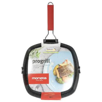 Patelnia grillowa ze skadan rczk (28 x 28 cm) - Pro Grill - Moneta