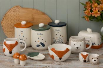 Kieliszki na jajka lis i je�yk (2 sztuki) - Woodland - Price and Kensington