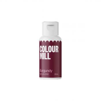 Barwnik olejowy do czekolady i mas tustych 20 ml burgund - Burgundy - Colour Mill