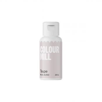 Barwnik olejowy do czekolady i mas t�ustych 20 ml szary - Taupe - Colour Mill