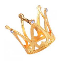 Ozdoba na tort mini korona, z�ota - CL