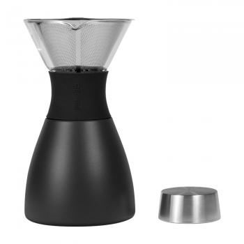 Zaparzacz przelewowy z termiczn karafk (poj. 1,18 l), czarny - Pour Over - Asobu