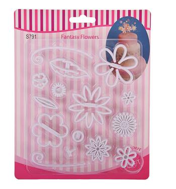 Zestaw wykrawaczek do wycinania kwiat�w z gum paste, Fantasy Flower- CL