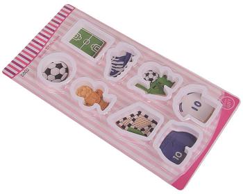 Foremki do wykrawania ciasteczek zestaw pi�karski, plastikowe (8 szt.) - CL