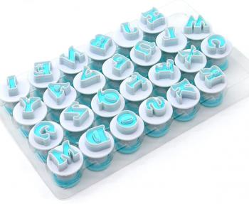 Wykrawacze do masy cukrowej i ciastek z t�oczkiem, du�e litery - CL