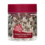 Posypka czekoladowe kule, srebrne (130 g) - Choco Crispy Balls - ...