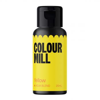 Barwnik wodny, ty 20 ml Yellow  - Aqua Blend - Colour Mill