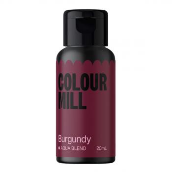 Barwnik wodny, burgund 20 ml Burgundy  - Aqua Blend - Colour Mill