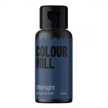 Barwnik wodny szarogranatowy 20 ml Midnight  - Aqua Blend - Colour Mill