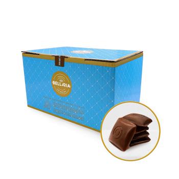 Czekolada mleczna temperowana kostki (34,5% ), 4 kg - Bellaria