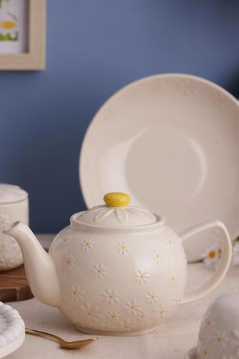 Dzbanek ceramiczny w stokrotki (1,1 l) - Daisy - Price and Kensington