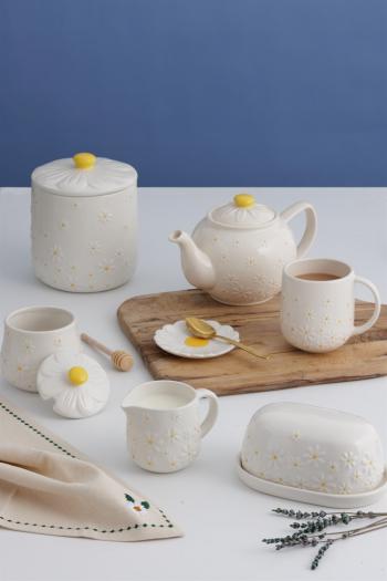 Dzbanek ceramiczny w stokrotki (1,1 l) - Daisy - Price and Kensington