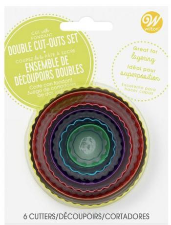 Foremki dwustronne ko�a (zestaw 6 sztuk) - Wilton