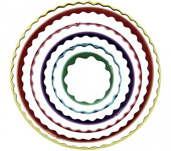 Foremki dwustronne ko�a (zestaw 6 sztuk) - Wilton