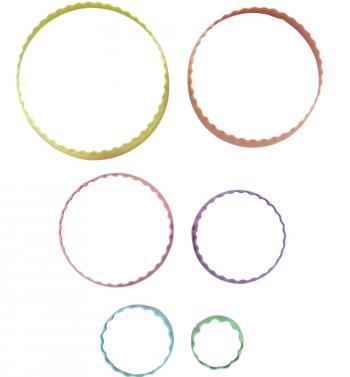 Foremki dwustronne ko�a (zestaw 6 sztuk) - Wilton