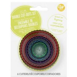 Foremki dwustronne ko�a (zestaw 6 sztuk) - Wilton