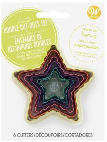 Foremki dwustronne gwiazdy (zestaw 6 sztuk) - Wilton