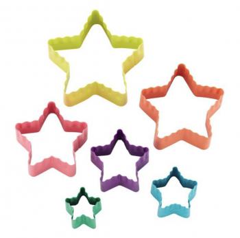 Foremki dwustronne gwiazdy (zestaw 6 sztuk) - Wilton