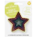 Foremki dwustronne gwiazdy (zestaw 6 sztuk) - Wilton