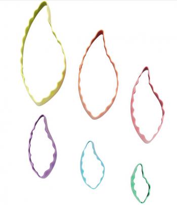 Foremki dwustronne li�cie (zestaw 6 sztuk) - Wilton