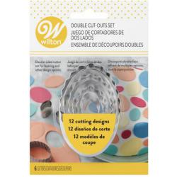 Foremki dwustronne owale (zestaw 6 sztuk) - Wilton