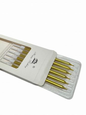 �wieczki na tort d�ugie z�ote - Cake Shop