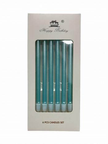 �wieczki na tort d�ugie niebieskie - Cake Shop