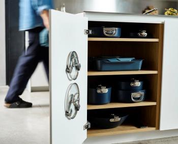 Patelnia ze sk�adanym uchwytem (�rednica: 20 cm) - Space - Joseph Joseph