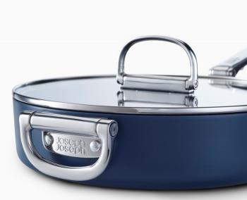 Patelnia ze sk�adanym uchwytem i pokrywk� (�rednica: 28 cm) - Space - Joseph Joseph