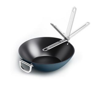 Wok ze sk�adanymi uchwytami (�rednica: 32 cm) - Space - Joseph Joseph
