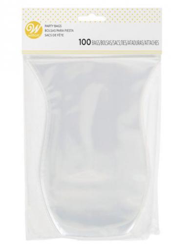Torebki na s�odycze, zaokr�glone (100 sztuk) - Wilton