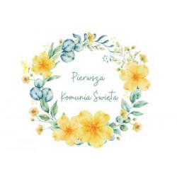 Op�atek jadalny na tort Pierwsza Komunia �wi�ta  1 A4 -...