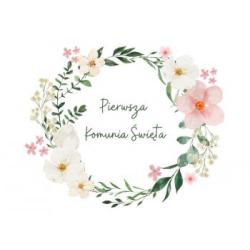 Op�atek jadalny na tort Pierwsza Komunia �wi�ta 3 A4 - ...