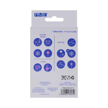 Patyczki do lizak�w 50 sztuk (d�ugo��: 11,5 cm) - PME 