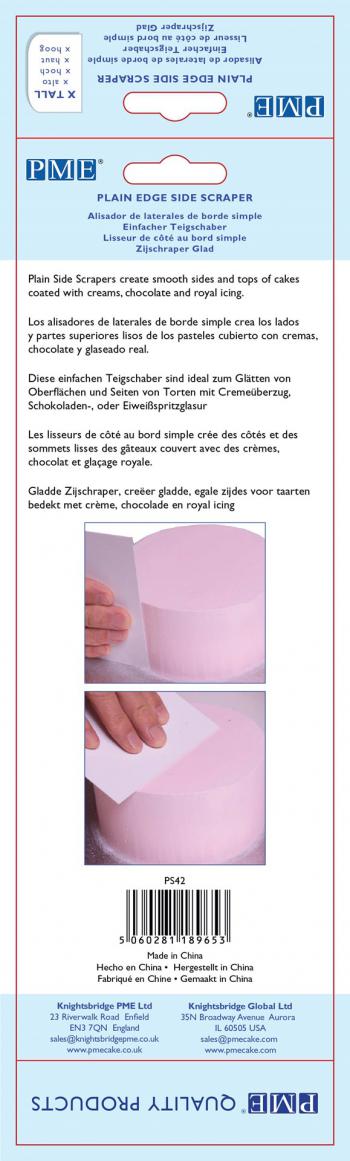 Szpatu�ka skrobka do wyg�adzania kremu (25.5 x 9 cm) - PME 